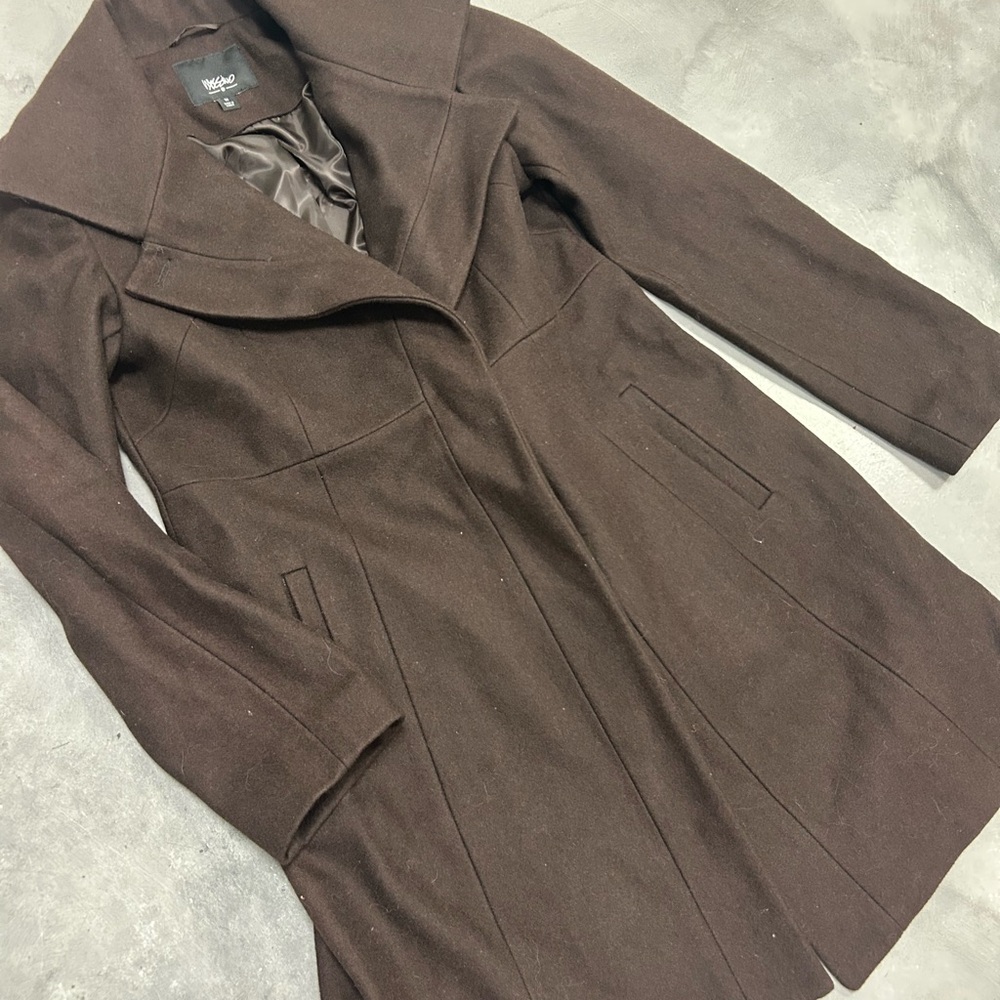 Brown Wool Trench Coat